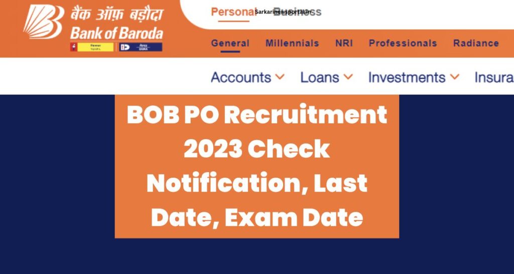 BOB PO Recruitment 2023
