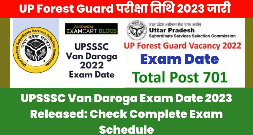 UPSSSC Van Daroga Exam Date 