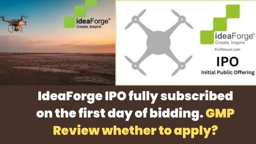 IdeaForge IPO fully subscribed 